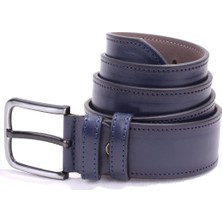 Dagoster DMK26-459 Lacivert 4.5 cm Suni Deri Erkek Kemer