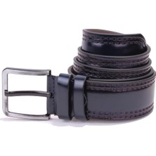 Dagoster DMK26-455 Lacivert 4.5 cm Suni Deri Erkek Kemer
