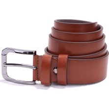 Dagoster DMK26-355 Taba 4 cm Suni Deri Erkek Kemer