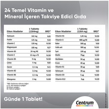 Centrum Advance Multivitamin 50+ Yaş 30'lu Tablet *2 Adet + Hediye Çanta