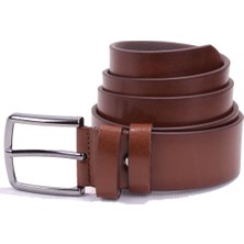 Dagoster DMK26-355 Kahve 4 cm Suni Deri Erkek Kemer