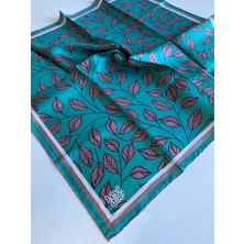 Levidor Tivil Ipek Eşarp 40126 Yeşil Karışık Desen