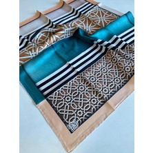 Levidor Tivil Ipek Eşarp 40105 Pudra Karışık Desen