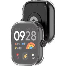 34center Xiaomi Redmi Watch 4 Uyumlu Silikon Kılıf 360 Full