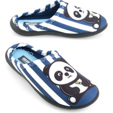 Gezer Erkek Çocuk Kışlık Panda Ev Bahçe Rahat Taban Gondol Terlik