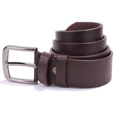 Dagoster DMK26-463DG Kahve 4.5 cm  Deri Erkek Kemer