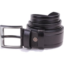Dagoster DMK26-462DG Siyah 4.5 cm  Deri Erkek Kemer