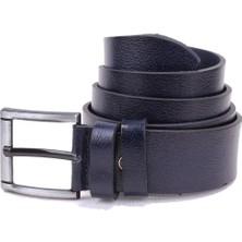 Dagoster DMK26-463DG Lacivert 4.5 cm  Deri Erkek Kemer