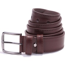 Dagoster DMK26-354 Kahve 4 cm Suni Deri Erkek Kemer