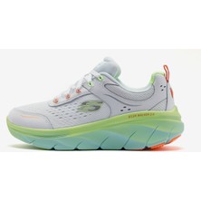 Skechers D'lux Walker 2.0 - Neon Sites Kadın Beyaz Spor Ayakkabı 150107 Wmlt