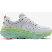 Skechers D'lux Walker 2.0 - Neon Sites Kadın Beyaz Spor Ayakkabı 150107 Wmlt