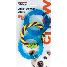 Petstages Orka Dental Links Üçlü Halka Köpek Çiğneme Oyuncağı