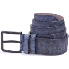 Dagoster DMK26-458 Lacivert 4.5 cm Suni Deri Erkek Kemer