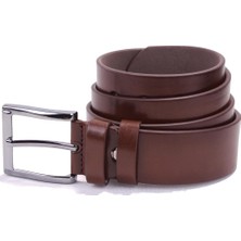 Dagoster DMK26-456 Taba 4.5 cm Suni Deri Erkek Kemer