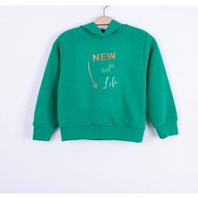 Nk Kids Kız Çocuk Baskılı Kapüşonlu Sweatshirt 35506