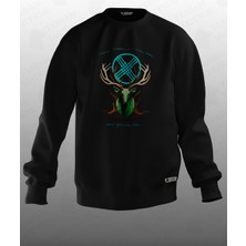 Turan Tactics Miyolojik Geyik Tasarımlı  Sweatshirt