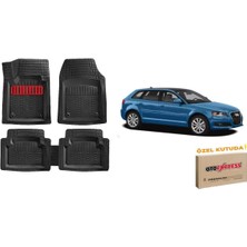 Tekno Trust Audi A3 Hatchback 2012 Model 4d Havuzlu Maximum Kırmızı Paspas Takımı