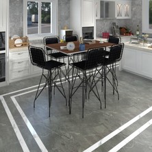Kenz Life  Knsz Masa Sandalye Takımı HEM105ZENGIN Cvzsyh 130*090 6 Sandalye Syhsyh Sırt Minderli