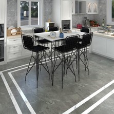 Knsz masa sandalye takımı hem105zengin byzsyh 130*090 6 sandalye syhsyh sırt minderli