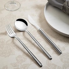 Nehir Sofia Çatal Kaşık Bıçak Seti - 24 Parça Çatal Kaşık Bıçak Seti Takımı 6 Kişilik