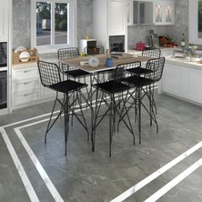 Kenz Life  Knsz Masa Sandalye Takımı HEM105ZENGIN Crdsyh 130*070 6 Sandalye Syhsyh