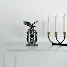 Beşik Taş Arma  Metal Dekoratif Obje Biblo, Bjk Masa Süsü, Takım Logosu, Taraftar Hediyesi