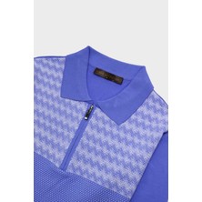 Kadir Büyükkaya Fermuarlı Polo Yaka Kısa Kol Erkek T-Shirt