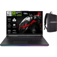 Asus Rog Strıx Scar G18 G834JY-N6041-08 Intel I9-13980HX 48GB Ddr5 2tb+2tb SSD 16GB RTX4090 18" Wqxga 240Hz Freedos