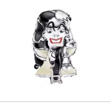 Hector Co Jewellery 925 Ayar Gümüş Disney ''kötüler'' Cruella De Vil'' Charmı