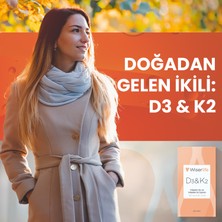 Wiserlife D3&K2 Vitamin D3 ve Vitamin K2 İçeren Takviye Edici Gıda 20 ml