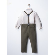 Erkek Bebek&çocuk Takım Elbise Papyon ve Salopetli 4'lü Set