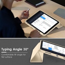 MobaxAksesuar Apple iPad Air 11INÇ M2 2024 Kılıf Pen Charge Kalem Bölmeli A2902 A2903 A2904