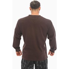 Kahverengi Kışlık Sweatshirt Big Sam 4654
