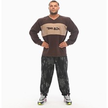 Kahverengi Kışlık Sweatshirt Big Sam 4654