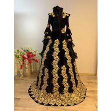 Butik Kaftan Bindallı Kına Gecesi Siyah