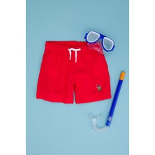 U.S. Polo Assn. Erkek Çocuk Kırmızı Deniz Şortu 50266057-VR030