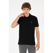U.S. Polo Assn. Erkek Siyah Basic Tişört 50284633-VR046
