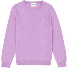 U.S. Polo Assn. Kız Çocuk Lila Kazak /Triko 50269399-VR034