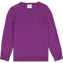 U.S. Polo Assn. Kız Çocuk Mor Kazak /Triko 50269399-VR203