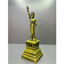 Özgürlük Heykeli Minyatür Ofis Masaüstü Metal Heykel Biblo