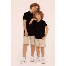 U.S. Polo Assn. Erkek Çocuk Siyah Tişört Basic 50292129-VR046