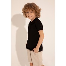 U.S. Polo Assn. Erkek Çocuk Siyah Tişört Basic 50292129-VR046