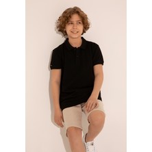 U.S. Polo Assn. Erkek Çocuk Siyah Tişört Basic 50292129-VR046
