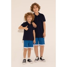 U.S. Polo Assn. Erkek Çocuk Lacivert Basic Polo Yaka Tişört 50292129-VR033