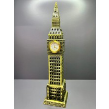 Big Ben London Minyatür Ofis Masaüstü Metal Heykel Biblo