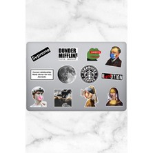 Aesthetic Temalı Seri 2 Sticker Telefon Laptop Notebook Tablet Defter Matara Stiker Etiket