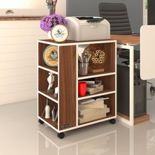 Kenzlife ofis yazıcı masası berubetto106 cvz 106*090*60 tekerlekli sekreter