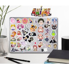 Anime Mix Seri 1 Sticker Telefon Laptop Notebook Tablet Defter Matara Stiker Etiket