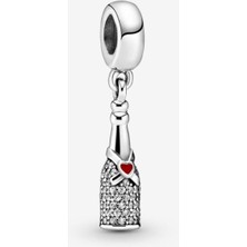 Hector Co Jewellery Köpüklü Şarap Şişesi Sallantılı Charm