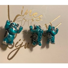 Hector Co Jewellery Pixar Sulley Charm 925 Ayar Gümüş